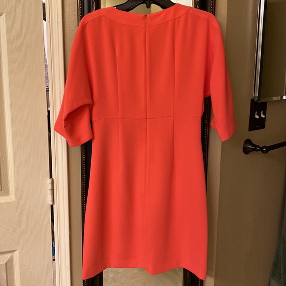 Trina Turk Pink Coral Split Sleeve Dress Size 2 - Picture 2 of 5